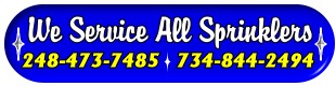 we repair all lawn sprinklers