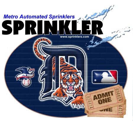free tigers tickets from metro automated sprinklers