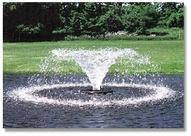 outdoor water feature